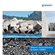 granova Hausmüllverbrennungsasche für Betonanwendung Ersatzbaustoff granova für Betonprodukte