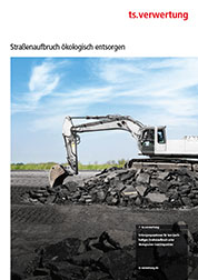 ts.verwertung Broschüre für teerhaltigen Straßenaufbruch Teerhaltigen Straßenaufbuch ökologisch verwerten: ts.verwertung-Broschüre