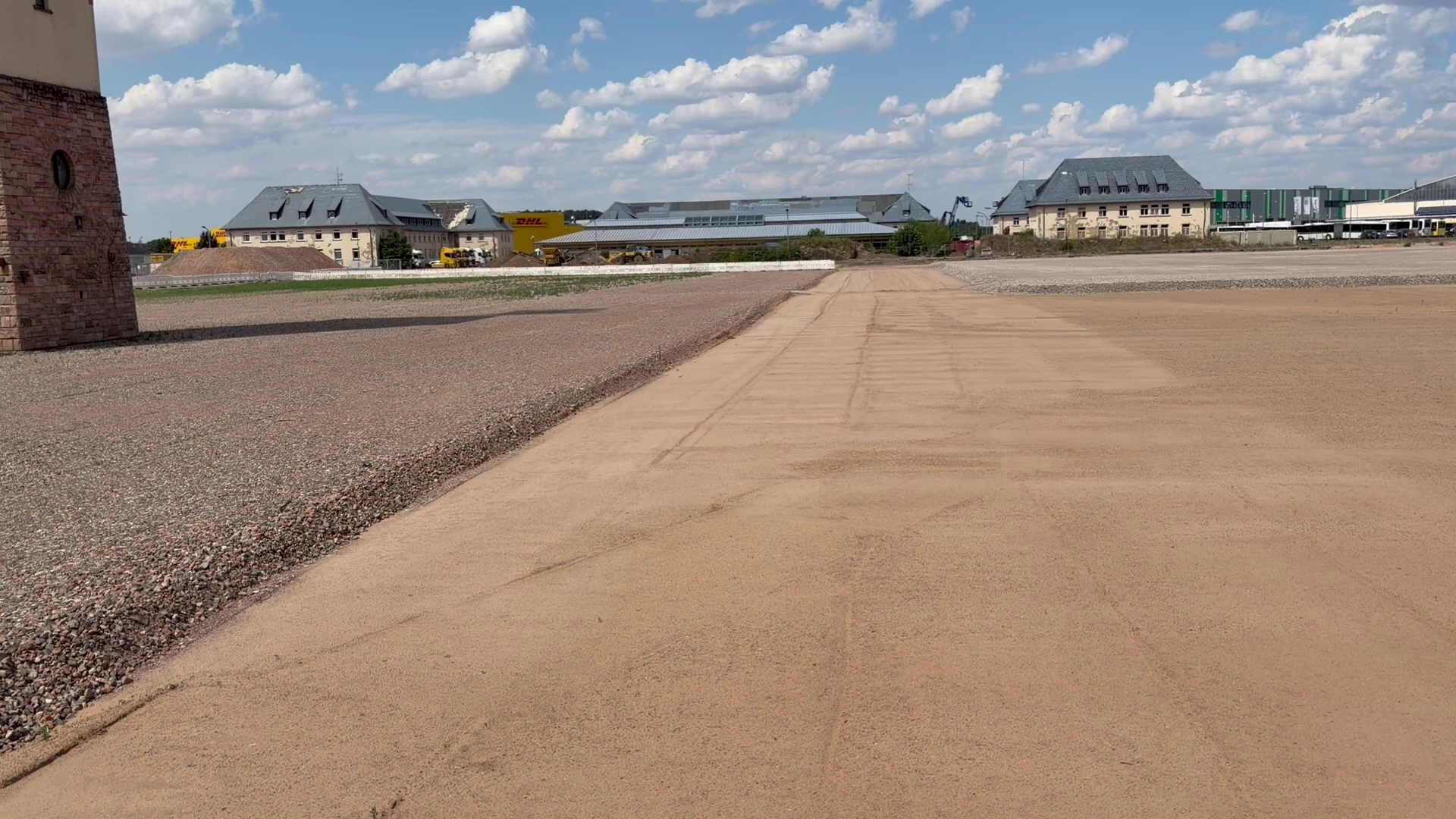 Gewerbeparkerschließung mit RC-Baustoffen
